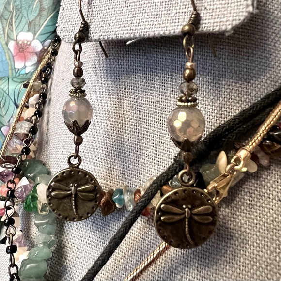 DRAGONFLY EARRINGS - Picture 3 of 3